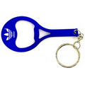 Tennis Racket Shape Bottle Opener with Key Chain